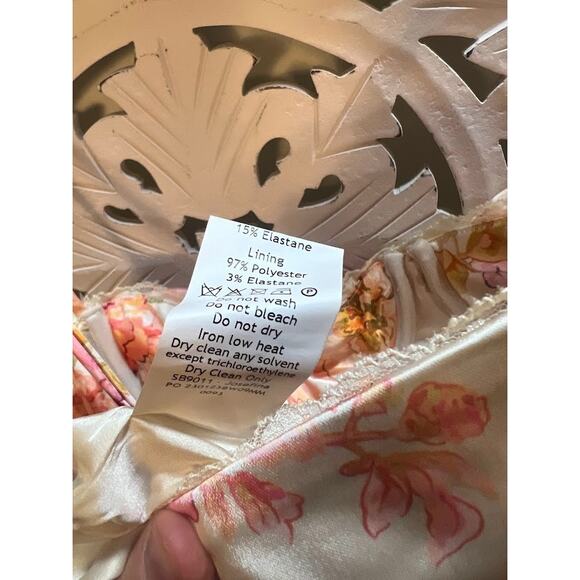 House of CB Josefina Ivory Floral Maxi Dress Size L Large - Picture 9 of 10